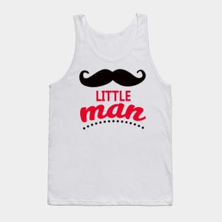 Birthday Boy of Little Man Mustache Tank Top